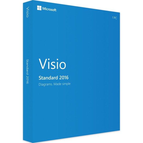 MICROSOFT VISIO STANDARD 2016 (WINDOWS)