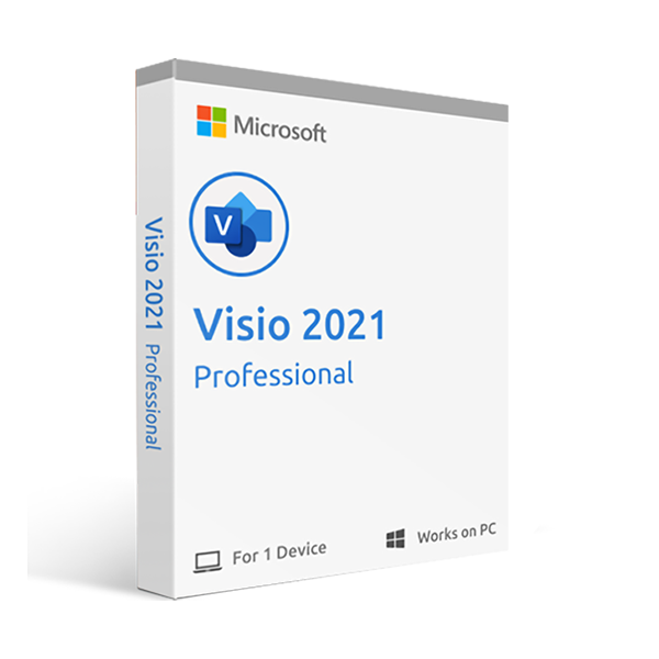 MICROSOFT VISIO PROFESSIONNEL 2021 (WINDOWS)